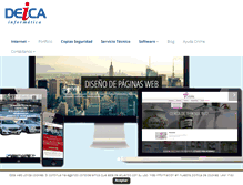 Tablet Screenshot of deica.com